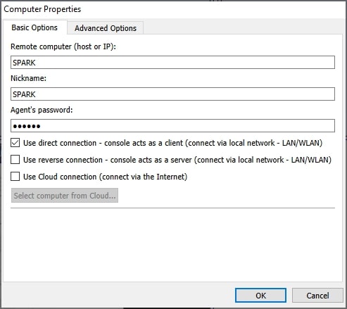 Add computer that you want to monitor