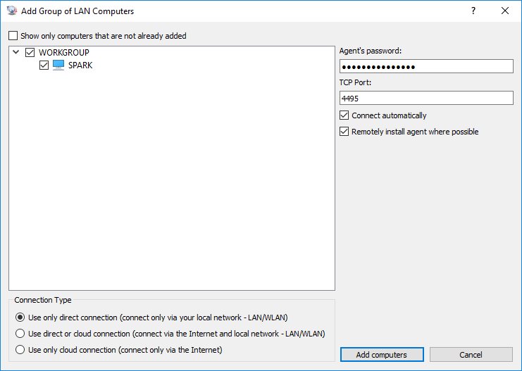 Monitor Computers on LAN