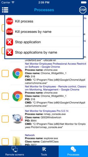 prevent application use