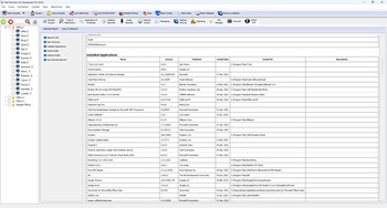 get system information user accounts, installed software WLAN profiles, Outlook profiles