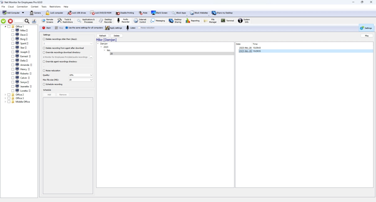 bilgisayar ses kaydedici